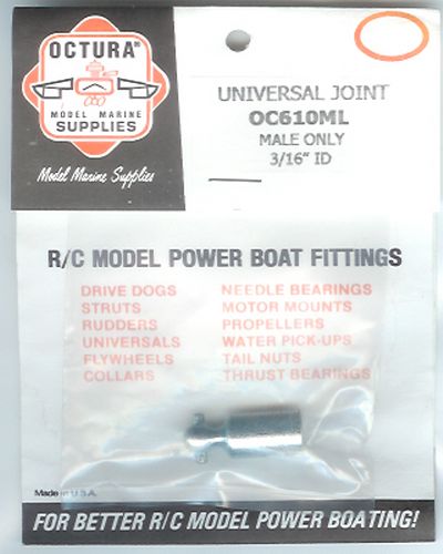 OC610ML male Underwater U/J 3/16"